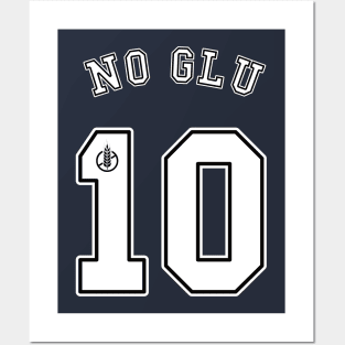 No Glu-10 Football (white) Posters and Art